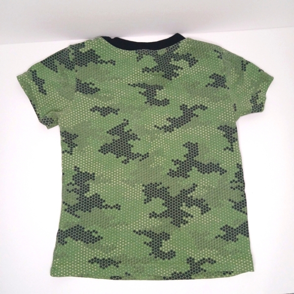 🛍 Green Black Parish Nation T-shirt 5T Army Design - Picture 2 of 4